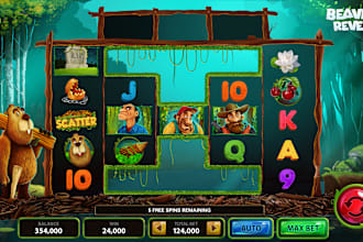 create slot game arts and symbols