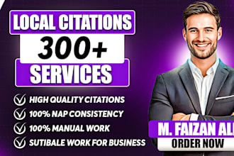 do local citations for UK, USA, ca, aus, germany and singapore for local SEO