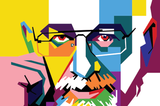 draw awesome and simple wpap or pop art