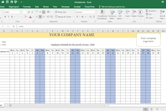 create a custom excel template