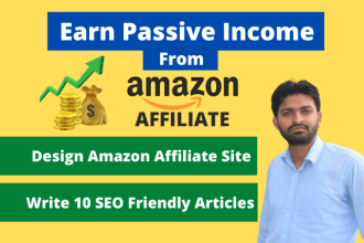 create amazon affiliate site with 10 SEO friendly articles
