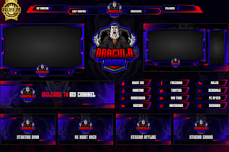 design awesome overlays and screens for twitch stream