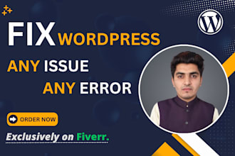 fix complex wordpress issues, wordpress bug fix, errors, css, provide wp help