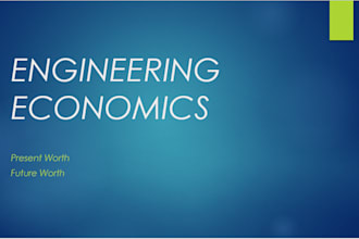 assist you in engineering economics