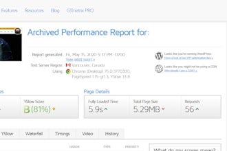 wordpress website speed optimization, improve page speed