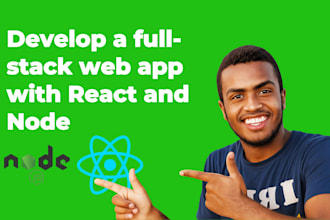 develop a fullstack web app with react and node