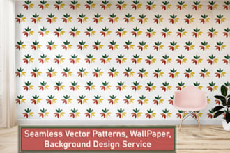 do trendy seamless patterns, wallpaper design