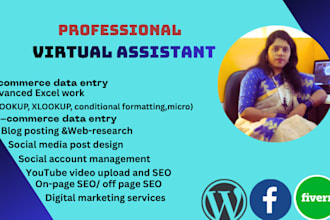 be your virtual assistant for business and administrative work