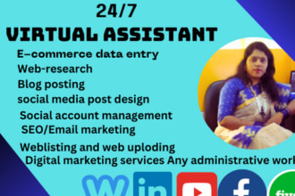 be your virtual assistant for personal and admin tasks