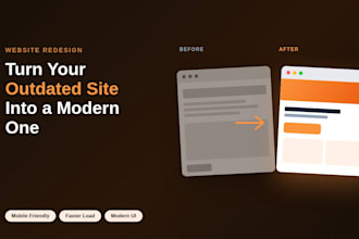 redesign your outdated website into a modern, responsive site