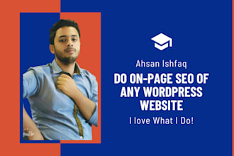 install yoast plugin and do onpage SEO of wordpress website