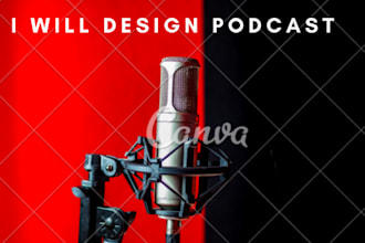 design a podcast cover art