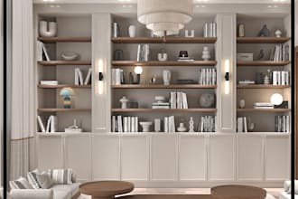 create HQ 3d render if it is just a room or apartment