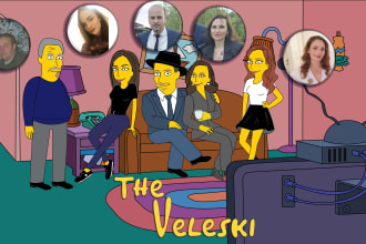 draw you a yellow tv show christmas card