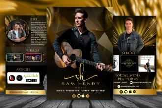 do rap artist press kit, media kit, epk, speaker one sheet