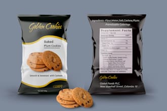 design a product packaging  bag,wrapper
