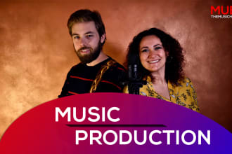 professionally produce your radio ready music or beat