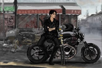 do any realistic illustration or digital painting