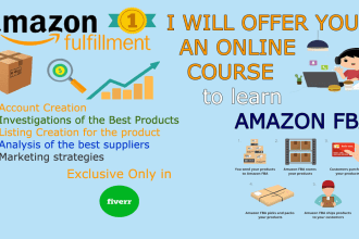to offer you an online course to learn amazon fba