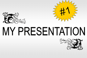 design you a unique POWERPOINT presentation