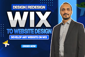 create a business wix website design or redesign wix