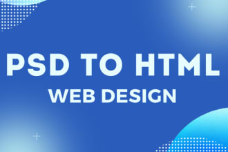 convert PSD to  HTML,CSS, bootstrap responsive