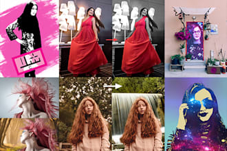 do photo retouching,  restoration or adobe photoshop editing