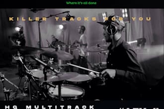 be your session drum player and make 2 takes for you
