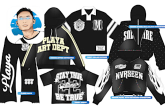 design streetwear and fashion tshirt or hoodie urban style