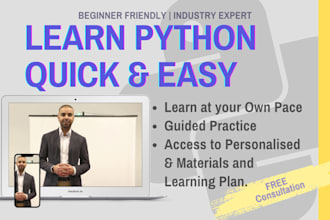 tutor you on python coding
