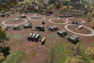 create 3d maps, levels, background environment for game