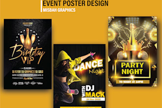 design professional event and business poster in 5 hours