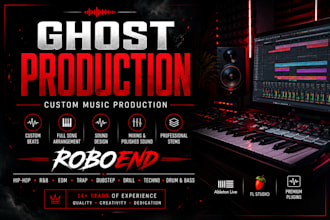 ghost produce a professional song in your style