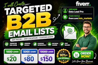 create targeted b2b email lists for any niche