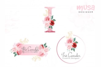 design best feminine watercolor logo
