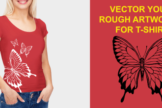 vector your rough artworks for screen printing