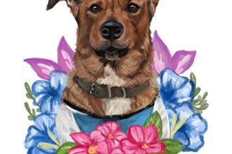 make a digital paint of your pet