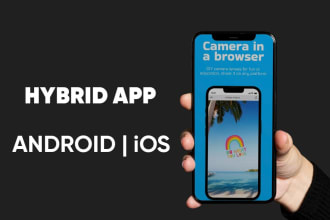 develop hybrid mobile and web apps with attractive UI UX
