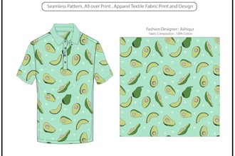 design repeat fabric pattern in seamless