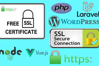 install free SSL certificate and quickly fix https errors on any platform