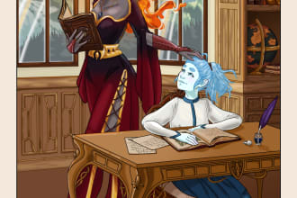 draw your role play and dnd character