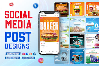 design attractive social media posts and advertising