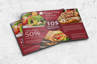 design bar menu or brochure or flyer
