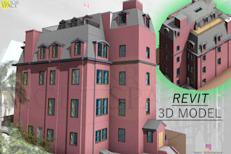 create revit 3d model with 2d drawings