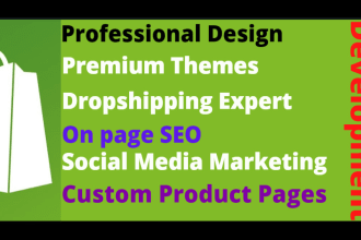 be your shopify expert and shopify developer