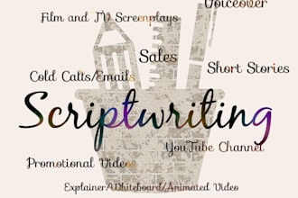 write an exceptional video script and screenplay