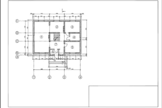 make 2d AutoCAD floor plan