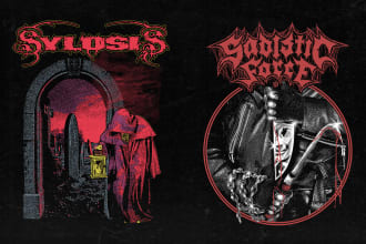 draw heavy metal art for your brand or band