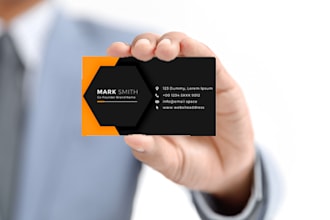 design modern and attractive business or personal cards