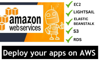 deploy your application on AWS ec2 or lightsail